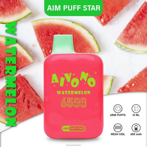Aivono AIM PUFF STAR 6500 Wassermelone N8240291 | Aivono Vape
